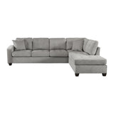 Emilio Taupe Reversible Sectional from Homelegance - Luna Furniture