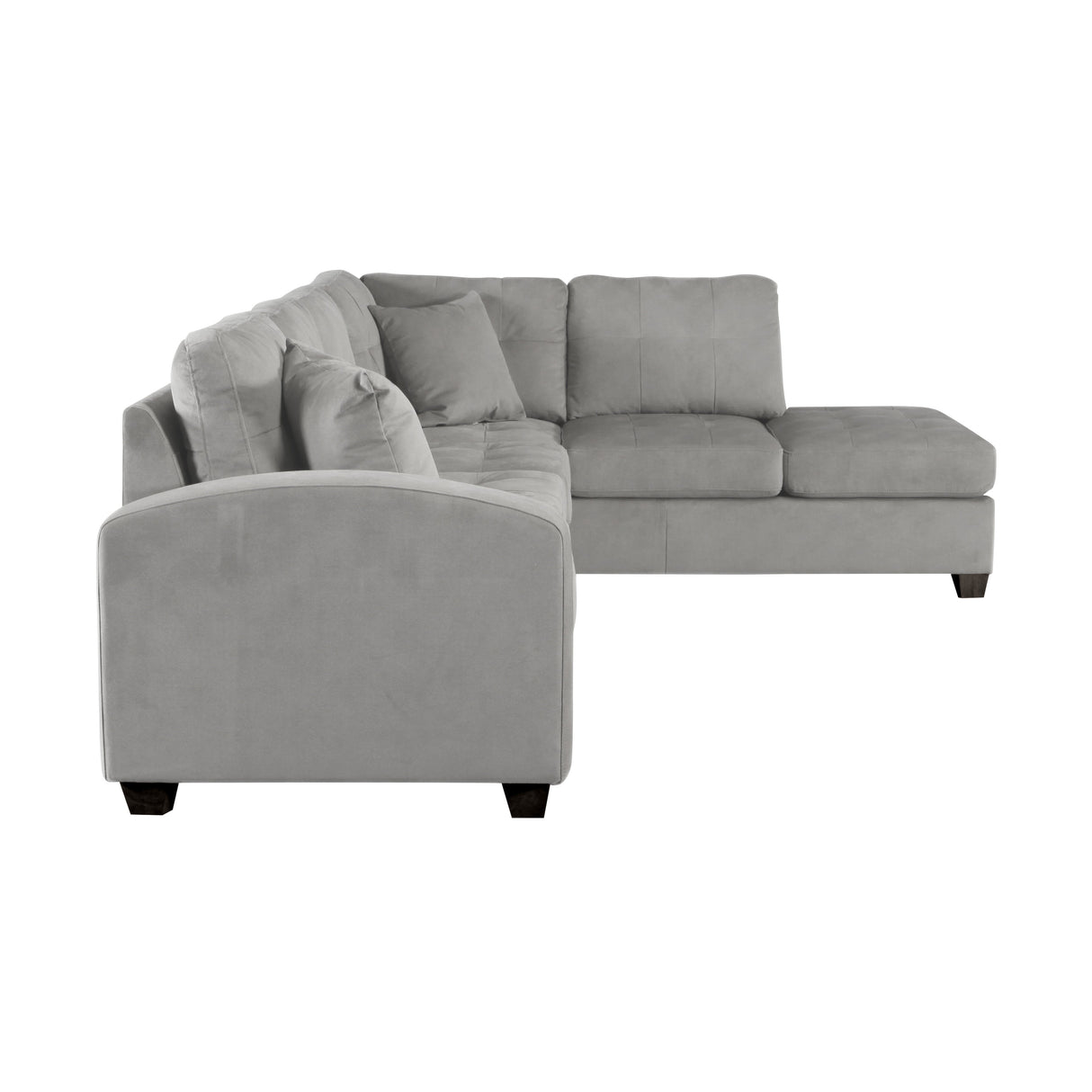 Emilio Taupe Reversible Sectional from Homelegance - Luna Furniture