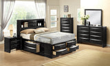 Emily Black Bedroom Mirror (Mirror Only) from Crown Mark - Luna Furniture