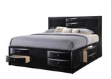 Emily Black Storage Platform Bedroom Set from Crown Mark - Luna Furniture