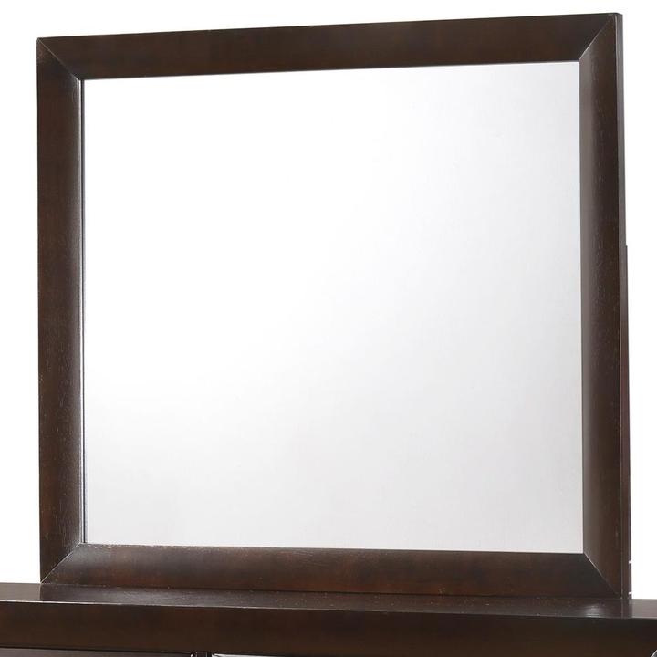 Emily Dark Cherry Bedroom Mirror (Mirror Only) from Crown Mark - Luna Furniture