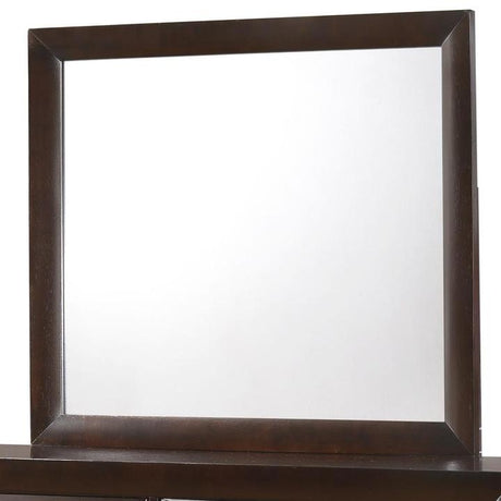 Emily Dark Cherry Bedroom Mirror (Mirror Only) from Crown Mark - Luna Furniture