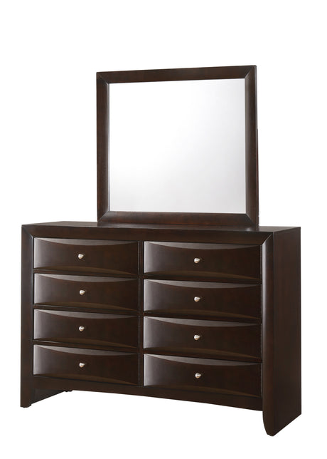 Emily Dark Cherry Dresser from Crown Mark - Luna Furniture