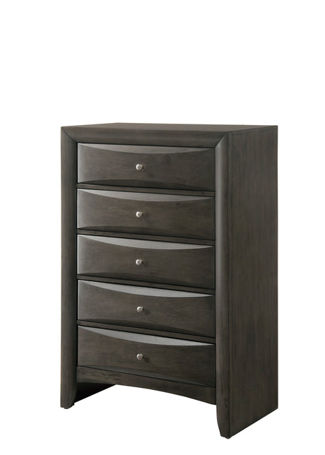 Emily Gray Chest from Crown Mark - Luna Furniture