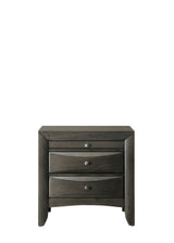 Emily Gray Nightstand from Crown Mark - Luna Furniture
