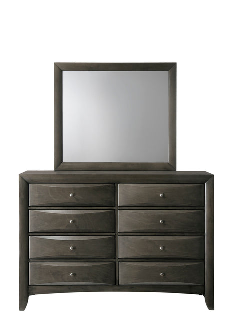 Emily Gray Storage Platform Bedroom Set from Crown Mark - Luna Furniture