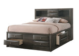 Emily Gray Storage Platform Bedroom Set from Crown Mark - Luna Furniture