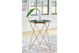 Engelton Green/Gold Accent Table from Ashley - Luna Furniture