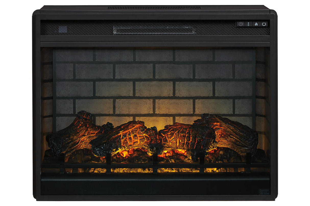 Entertainment Accessories Black Electric Infrared Fireplace Insert from Ashley - Luna Furniture
