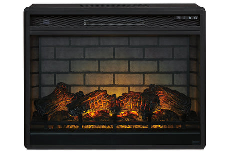 Entertainment Accessories Black Electric Infrared Fireplace Insert from Ashley - Luna Furniture