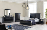 Erika Black 4-Piece Queen Bedroom Set from Nova Furniture - Luna Furniture