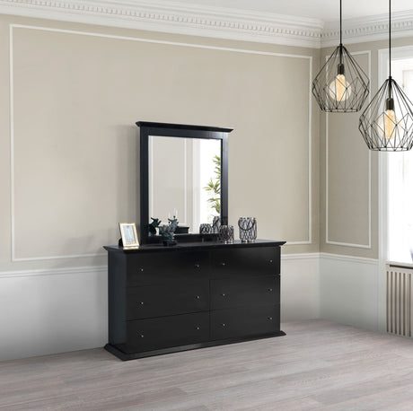 Erika Black 4-Piece Queen Bedroom Set from Nova Furniture - Luna Furniture