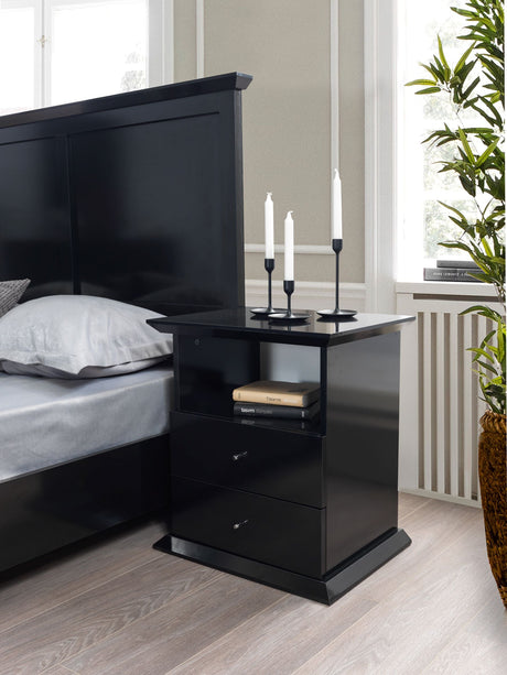 Erika Black 4-Piece Queen Bedroom Set from Nova Furniture - Luna Furniture