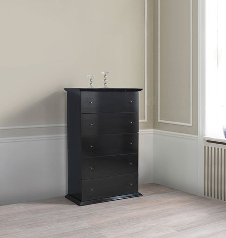 Erika Black 4-Piece Queen Bedroom Set from Nova Furniture - Luna Furniture