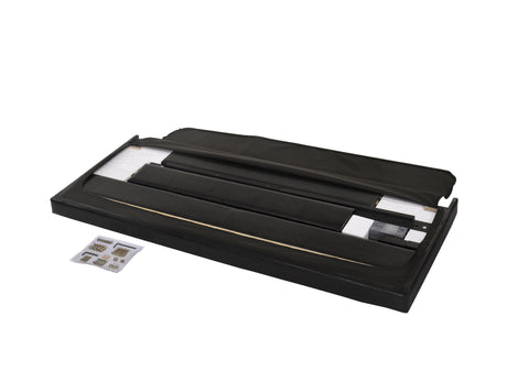 Erin Black PU Leather Full Upholstered Bed from Crown Mark - Luna Furniture