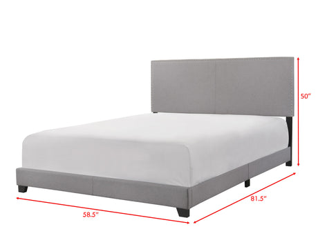 Erin Gray Full Upholstered Bed from Crown Mark - Luna Furniture