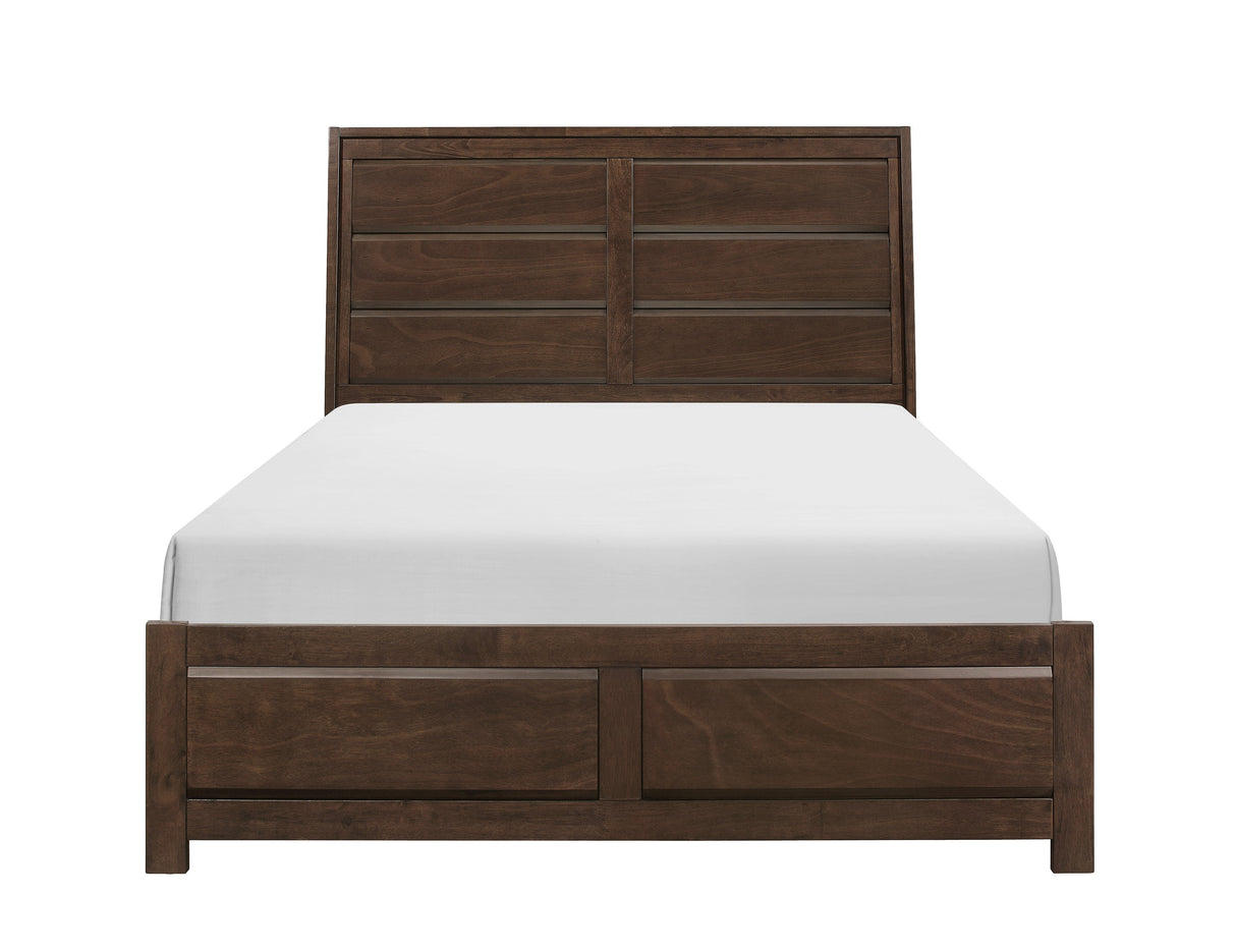 Erwan Espresso Queen Panel Bed from Homelegance - Luna Furniture