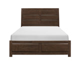 Erwan Espresso Queen Panel Bed from Homelegance - Luna Furniture