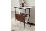 Etanbury Brown/Black/White Accent Table from Ashley - Luna Furniture
