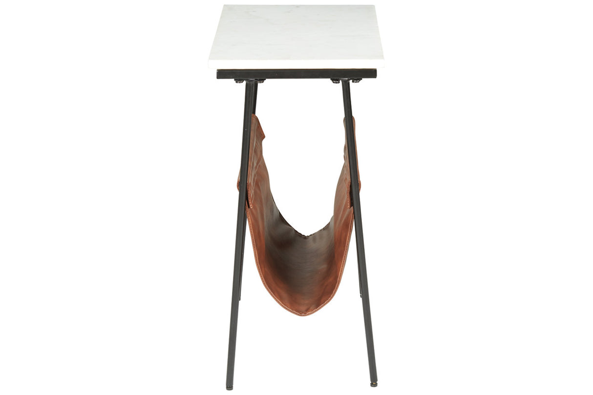 Etanbury Brown/Black/White Accent Table from Ashley - Luna Furniture