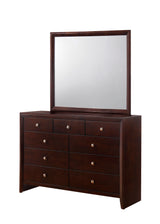 Evan Cherry Bedroom Mirror (Mirror Only) from Crown Mark - Luna Furniture