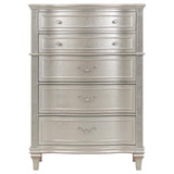 Evangeline Silver Oak 6-Drawer Chest from Coaster - Luna Furniture