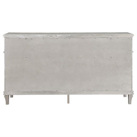 Evangeline Silver Oak 9-Drawer Dresser from Coaster - Luna Furniture