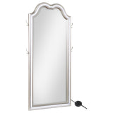 Evangeline Silver Oak Full Length LED Floor Mirror from Coaster - Luna Furniture