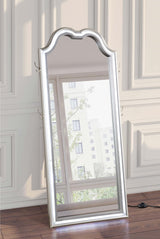 Evangeline Silver Oak Full Length LED Floor Mirror from Coaster - Luna Furniture