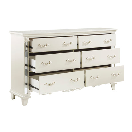 Ever Champagne Mirrored Dresser from Homelegance - Luna Furniture