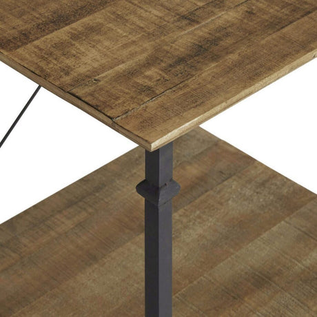 Factory Rustic Poplar End Table from Homelegance - Luna Furniture