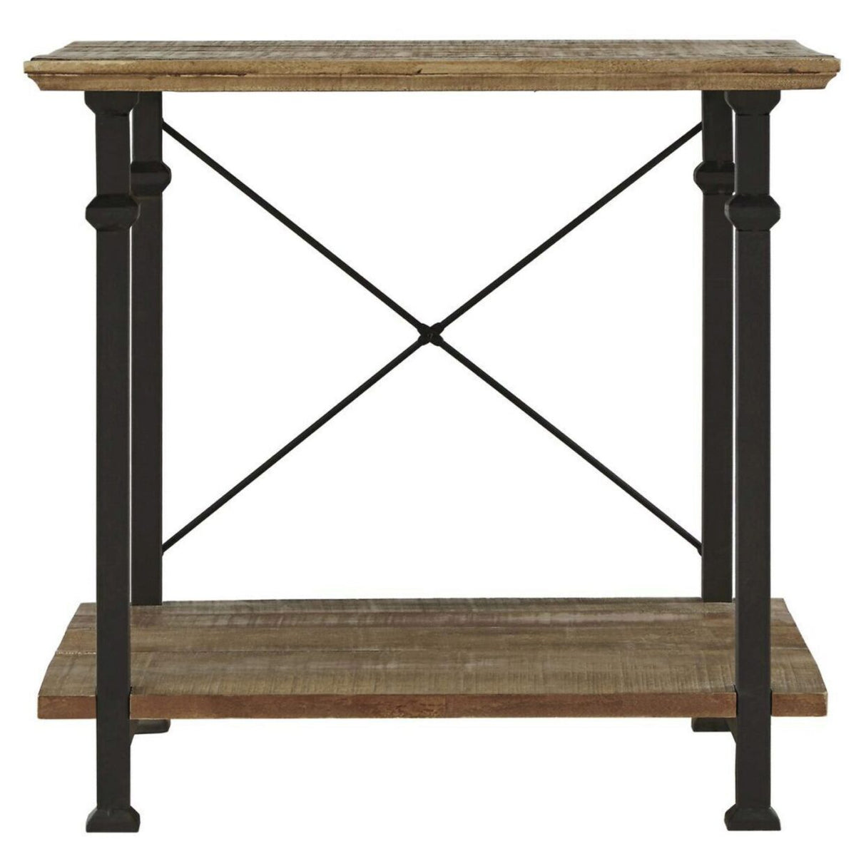 Factory Rustic Poplar End Table from Homelegance - Luna Furniture