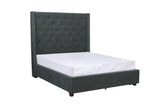 Fairborn Gray Full Upholstered Platform Bed from Homelegance - Luna Furniture
