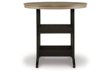 Fairen Trail Black/Driftwood Bar Table from Ashley - Luna Furniture