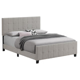 Fairfield Beige Upholstered Eastern King Panel Bed from Coaster - Luna Furniture