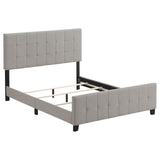 Fairfield Beige Upholstered Queen Panel Bed from Coaster - Luna Furniture