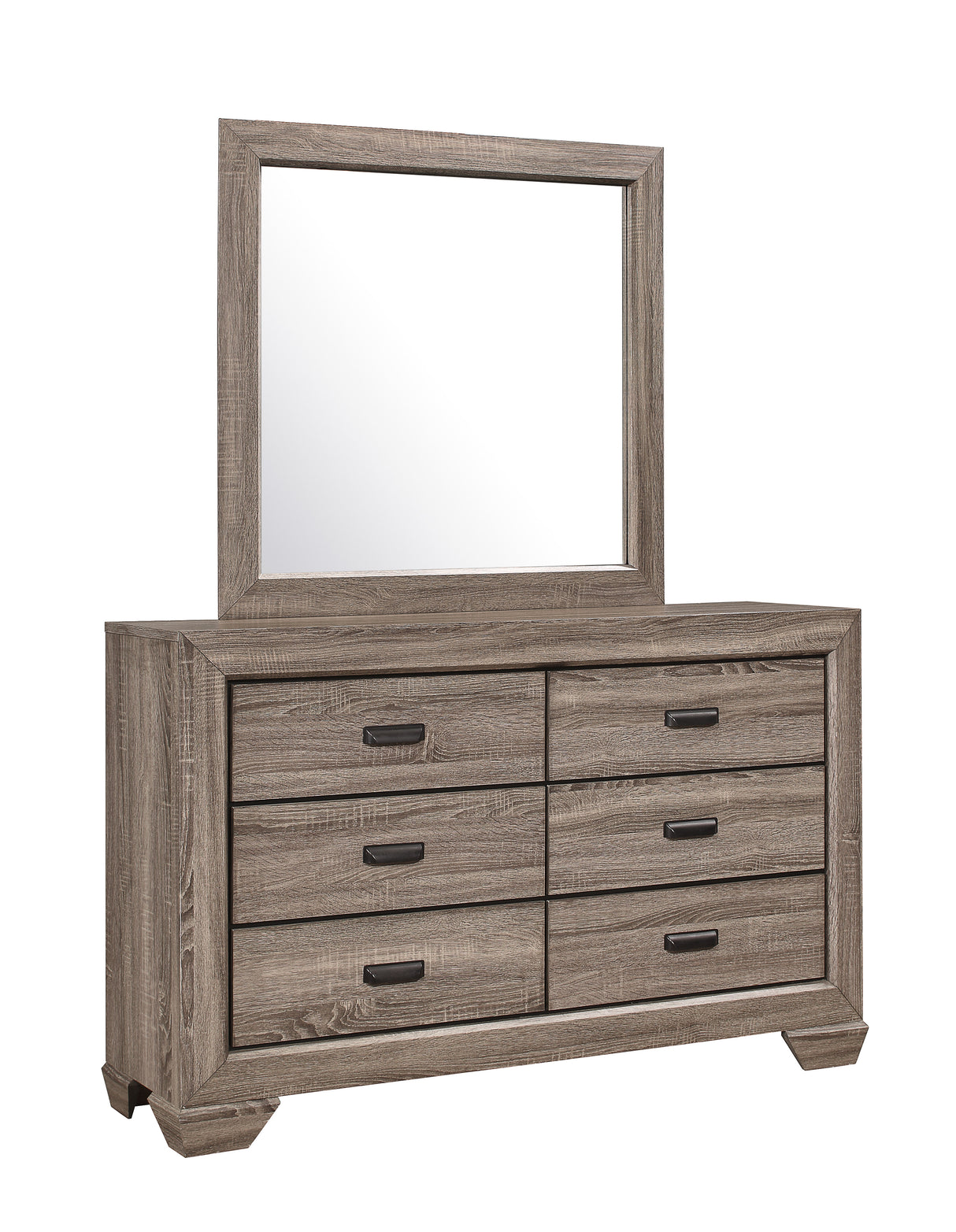 Farrow Grayish Brown Bedroom Mirror (Mirror Only) from Crown Mark - Luna Furniture