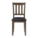 Faust Charcoal Brown 5-Piece Dining Set from Homelegance - Luna Furniture