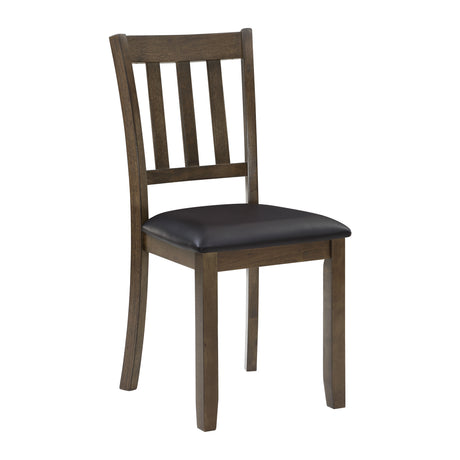 Faust Charcoal Brown 5-Piece Dining Set from Homelegance - Luna Furniture