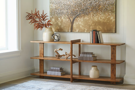 Fayemour Brown Console Sofa Table from Ashley - Luna Furniture