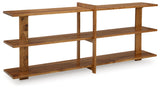 Fayemour Brown Console Sofa Table from Ashley - Luna Furniture