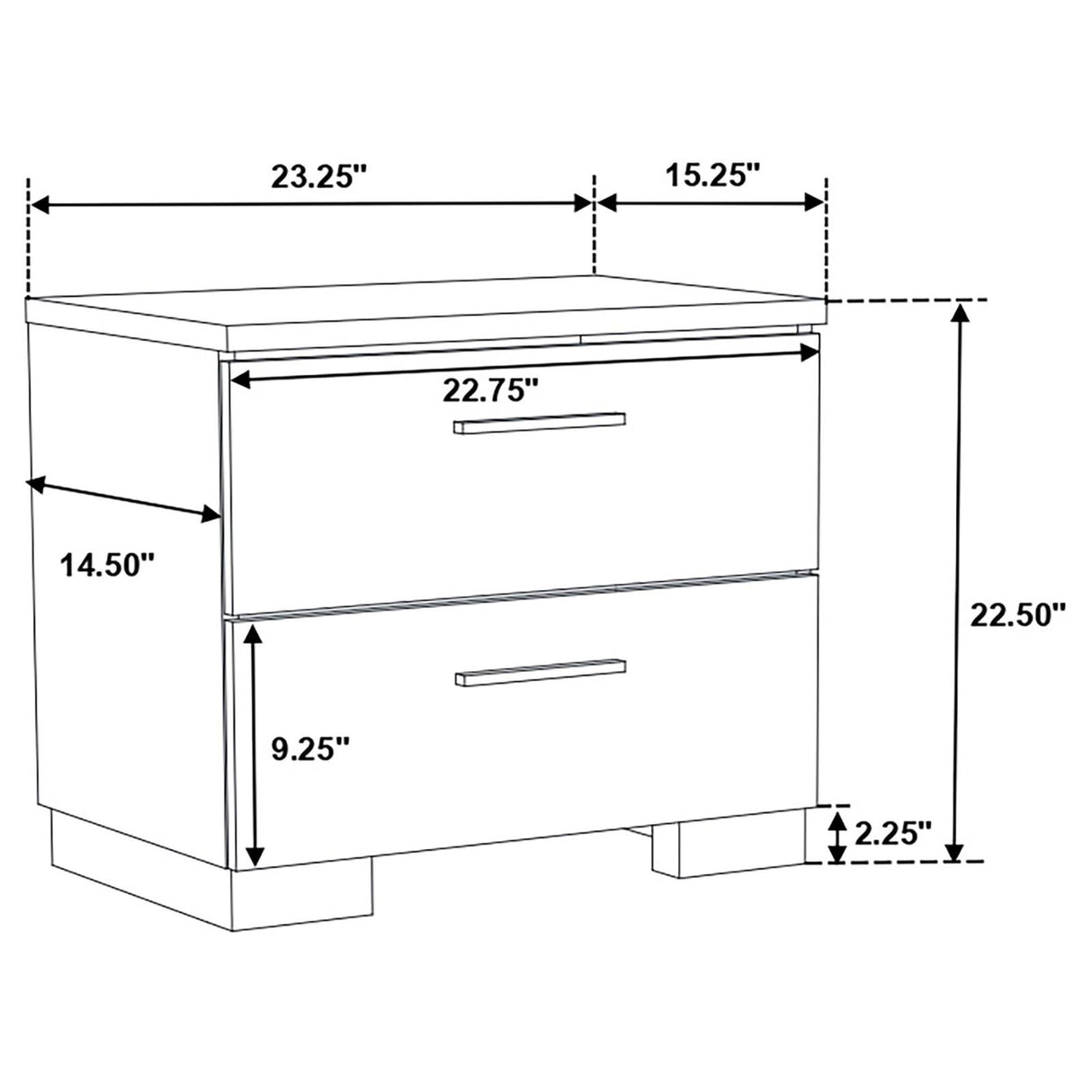 Felicity Glossy White 5-Piece Twin Bedroom Set with LED Headboard and Mirror from Coaster - Luna Furniture
