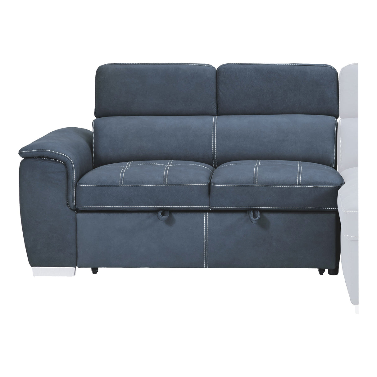 Ferriday Blue Storage Sleeper Sectional from Homelegance - Luna Furniture