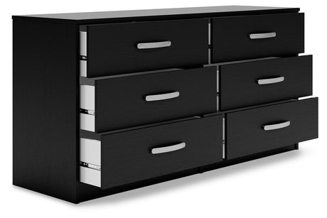 Finch Black Dresser from Ashley - Luna Furniture