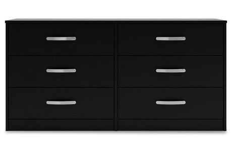 Finch Black Dresser from Ashley - Luna Furniture