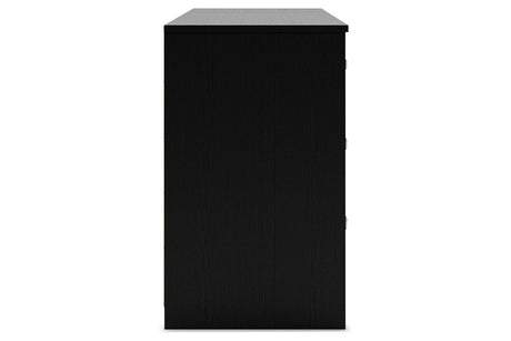 Finch Black Dresser from Ashley - Luna Furniture