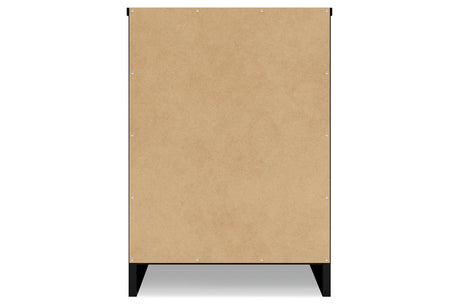 Finch Black Nightstand from Ashley - Luna Furniture