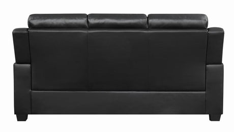 Finley Black Pillow Top Arm Living Room Set from Coaster - Luna Furniture