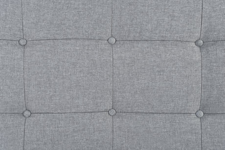 Florence Gray Full Upholstered Bed from Crown Mark - Luna Furniture