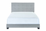 Florence Gray Twin Upholstered Bed from Crown Mark - Luna Furniture